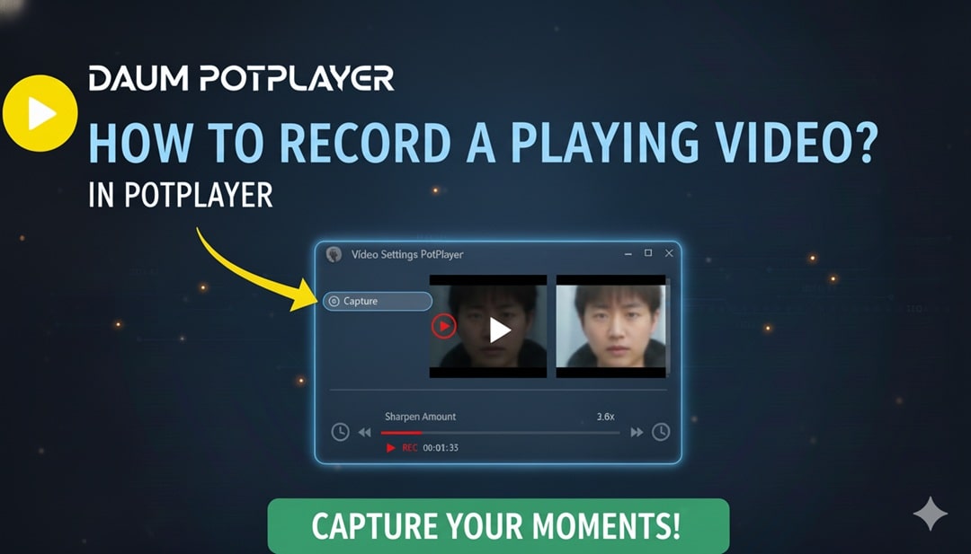 How to record a playing video in potplayer min