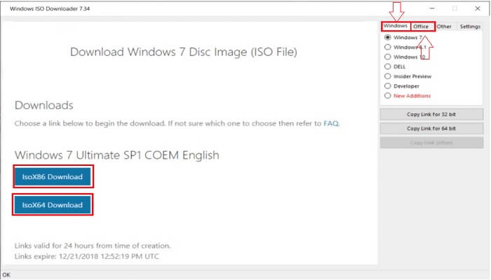 Microsoft windows and office iso download tool