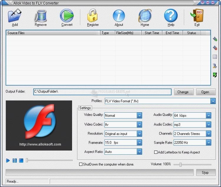 Allok video converter