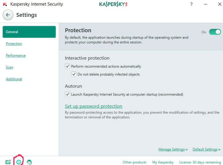 Best settings for kaspersky internet security 2017