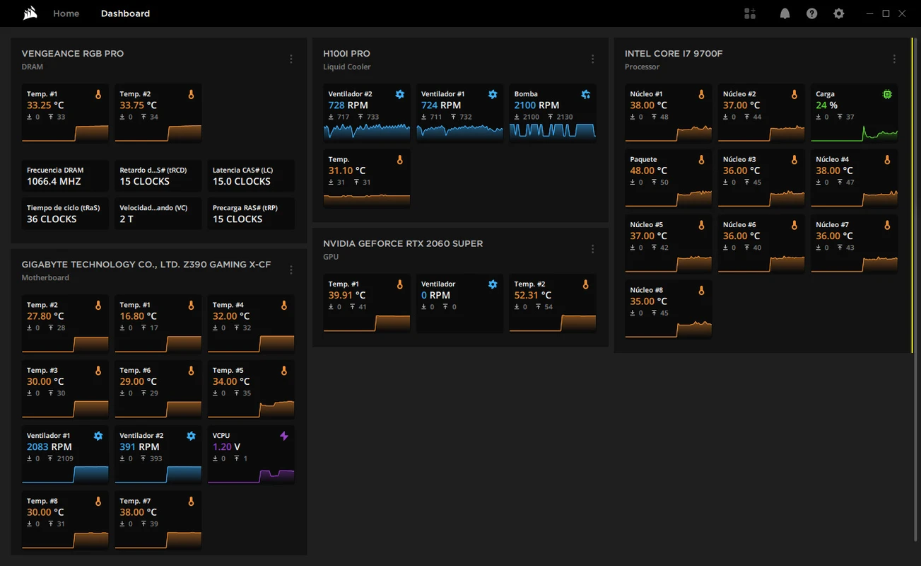 Corsair icue screenshot 1