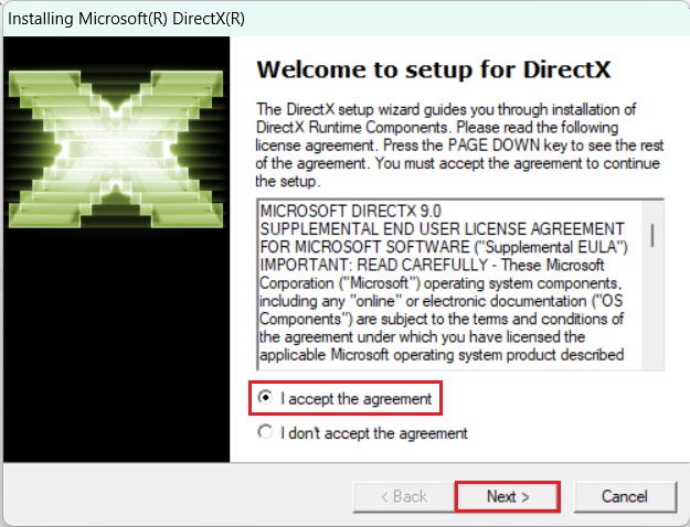 Directx 9 installer pic 1