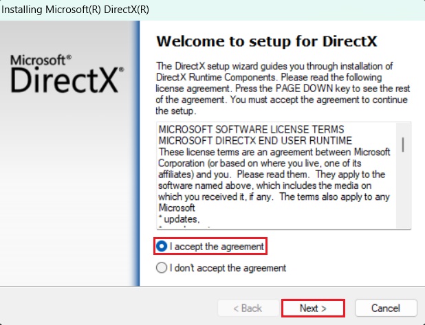 Directx 9.0c installer pic 1