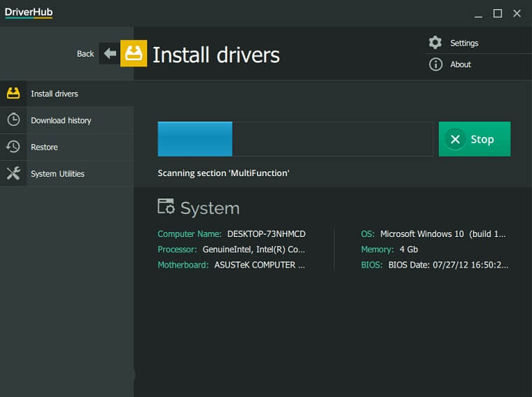 Driverhub screenshot 1