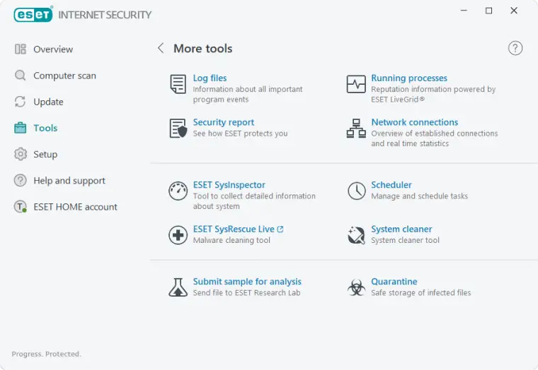 Eset internet security screenshot 2