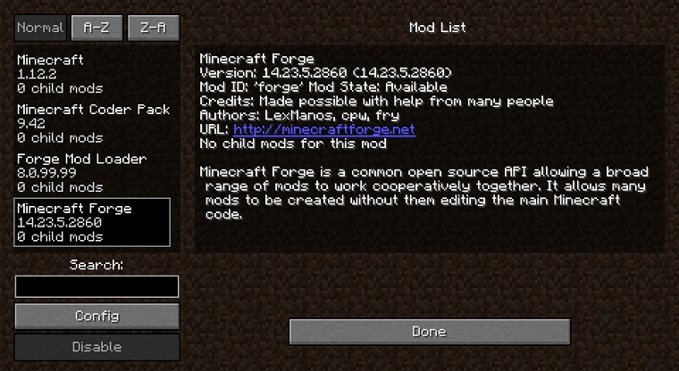 Forge mc 1.12.2 14.23.5.2860 screenshot 2