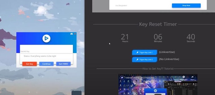 How to get Trigon Evo Executor Key