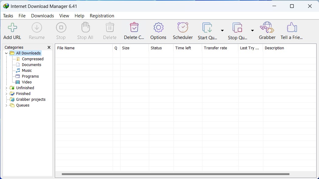 Interent download manager 6.41 build 15 screenshot 001