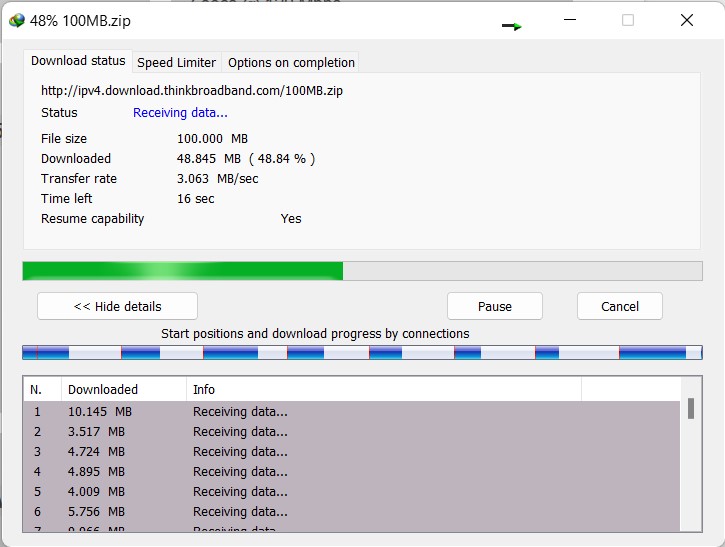 Internet download manager screenshot 003