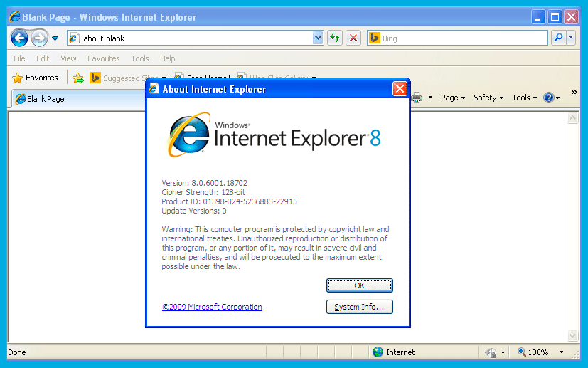 Internet explorer 8 download