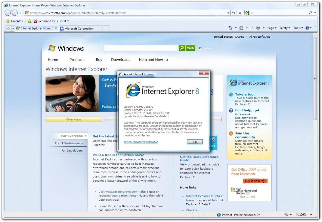 Internet explorer 8.0 4