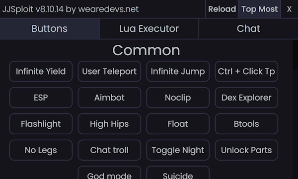Jjsploit executor buil in features