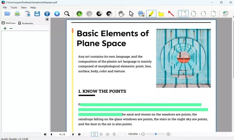 Javelin pdf reader min