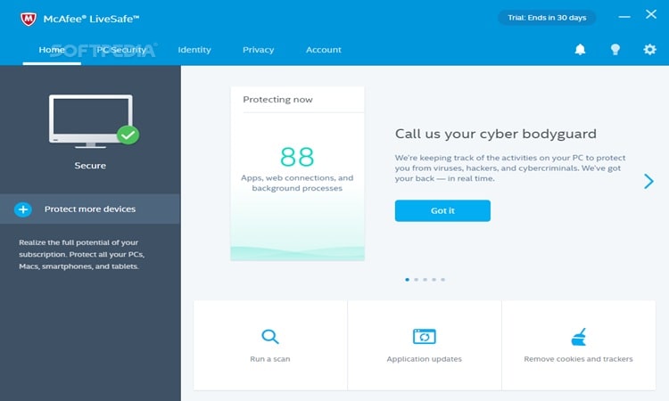 Mcafee antivirus sa min