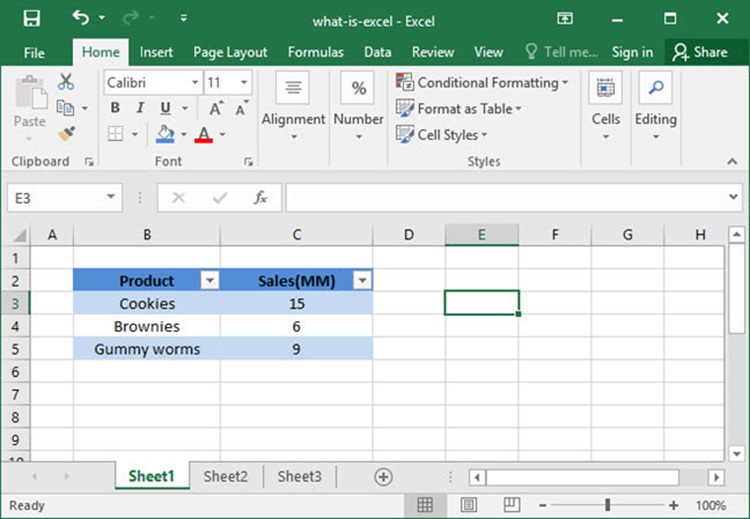 Microsoft excel 2016 3