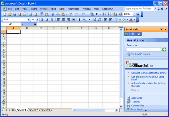 Ms excel 2003