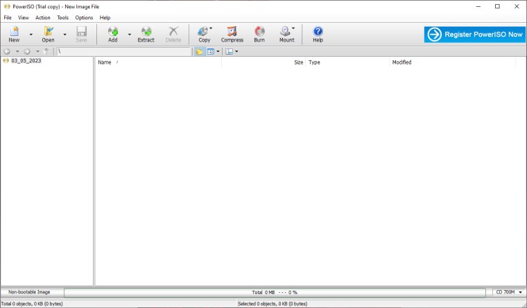 Poweriso screenshot 1