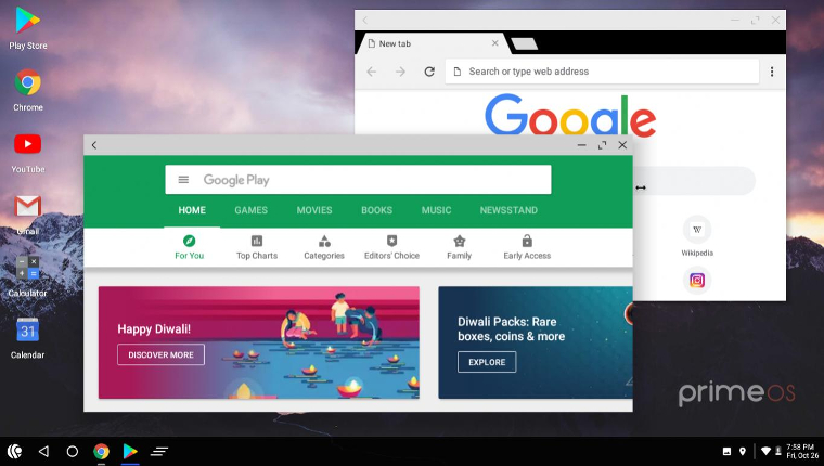 Prime os interface 2