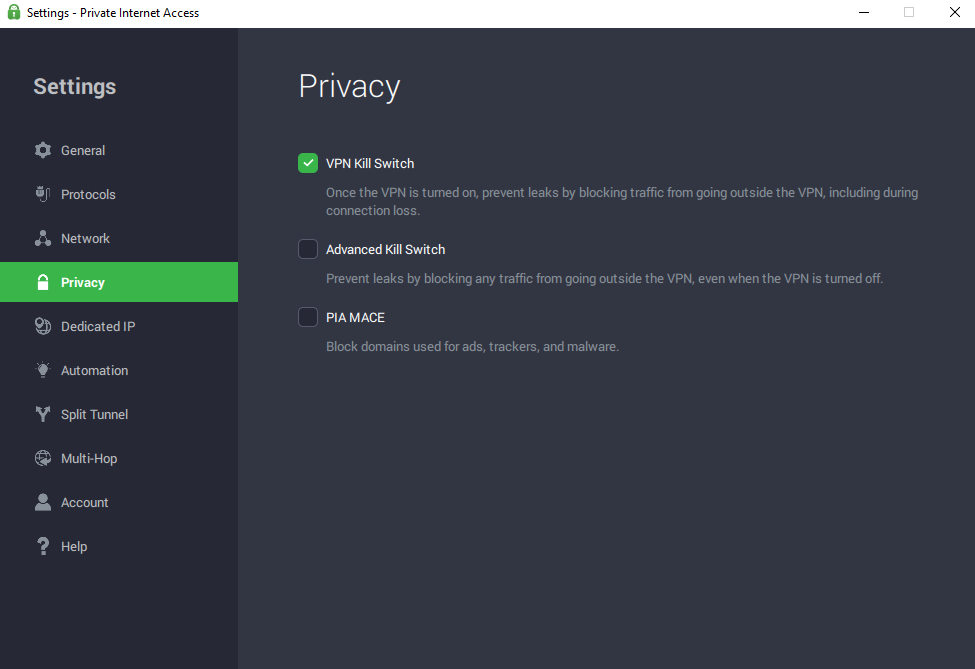 Private internet access vpn download for windows pc user interface 3