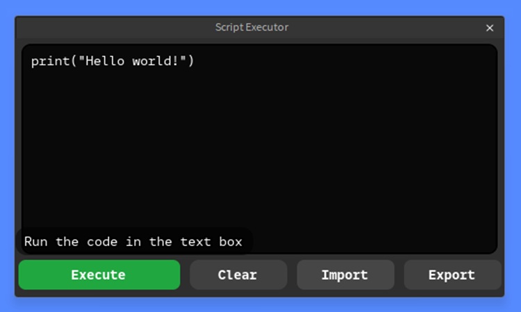 Protosmasher script executor