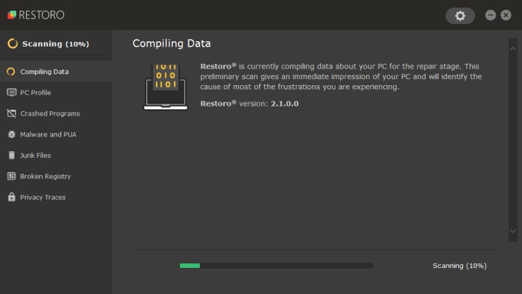 Restoro screenshot 1