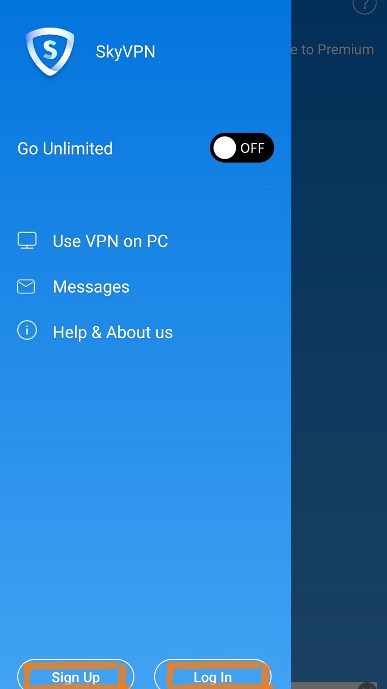 Skyvpn screenshot 3