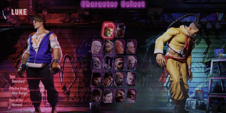 Street fighter 6 gigh scene screenshot