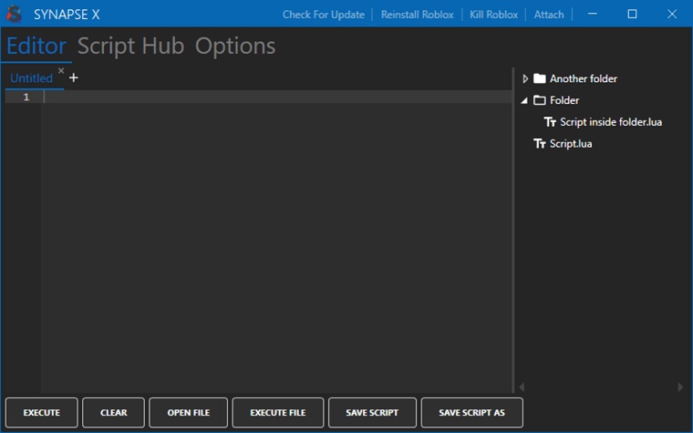 Synapse x roblox executor screenshot 1