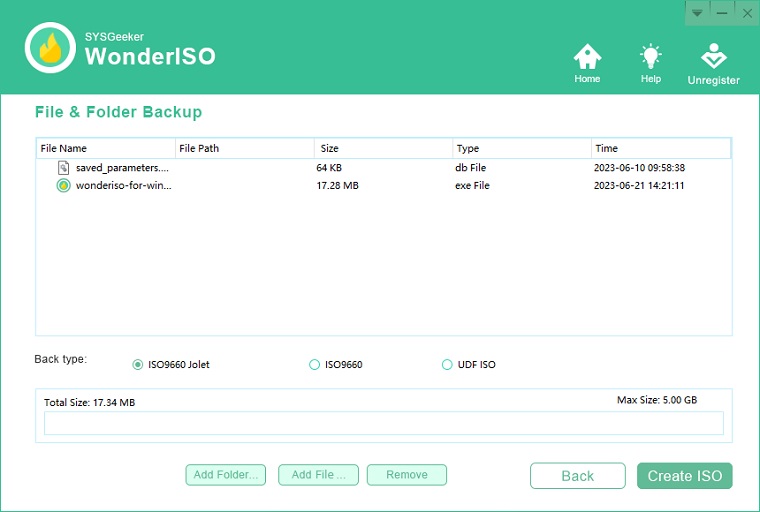 Sysgeeker wonderiso screenshot 3