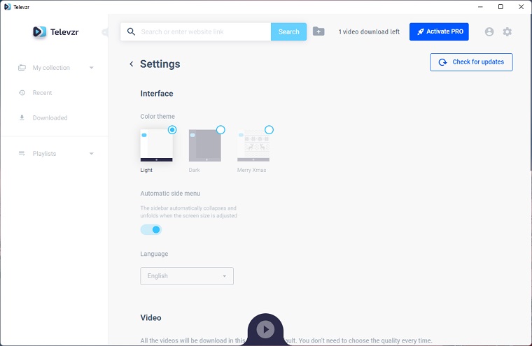 Televzr light screenshot 1