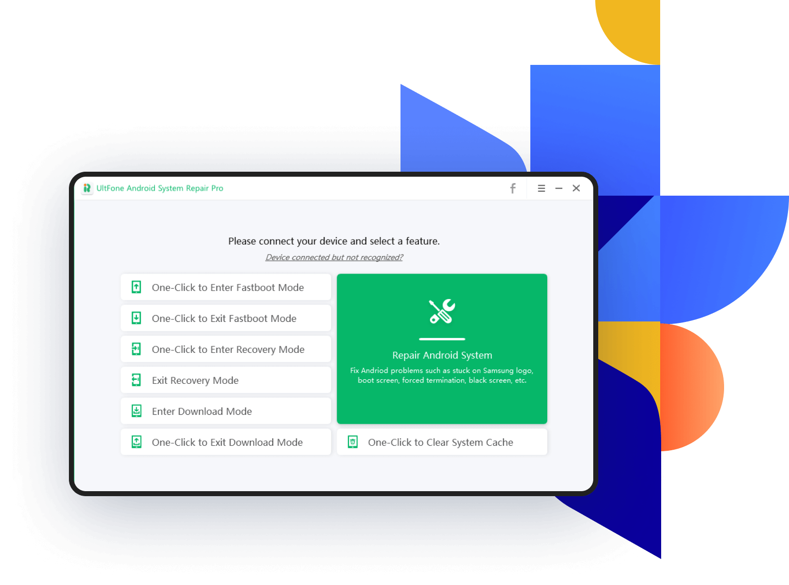Ultfone android system repair screenshot 3