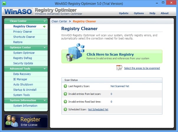 Winaso registry optimizer 2 min