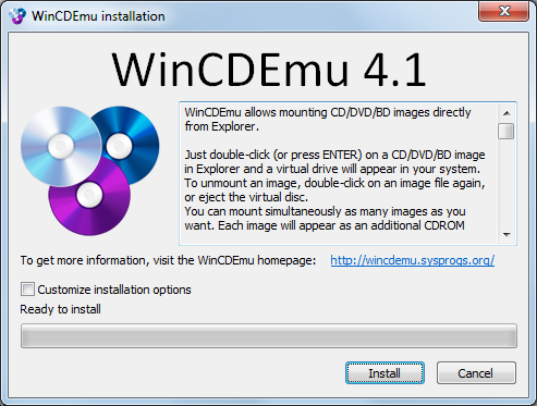 Wincdemu screenshot