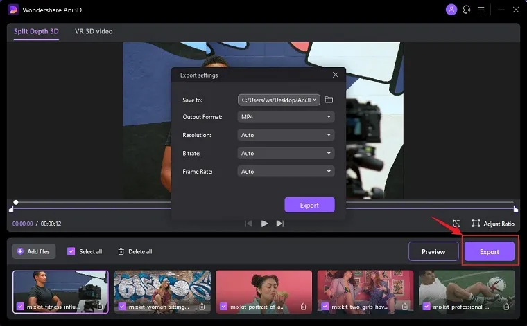 Wondershare ani3d screenshot 3