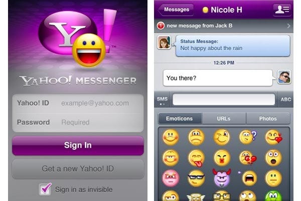 Yahoo messenger 1