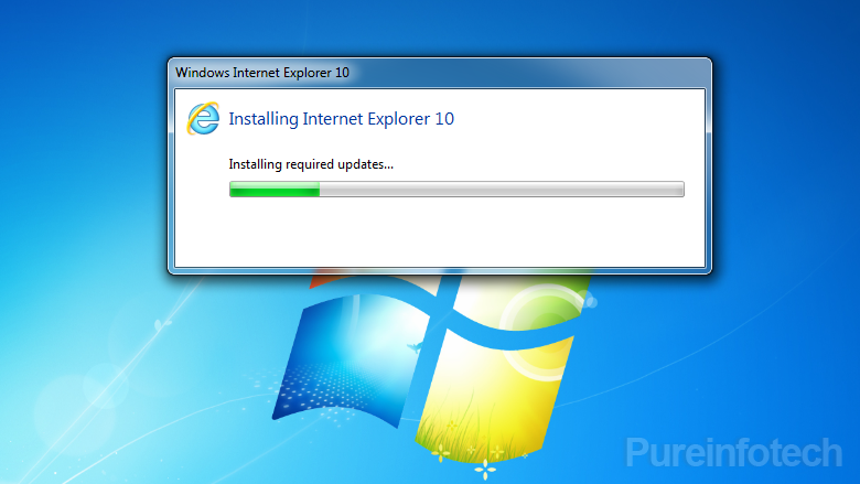 Internet explorer 10 windows7 wm
