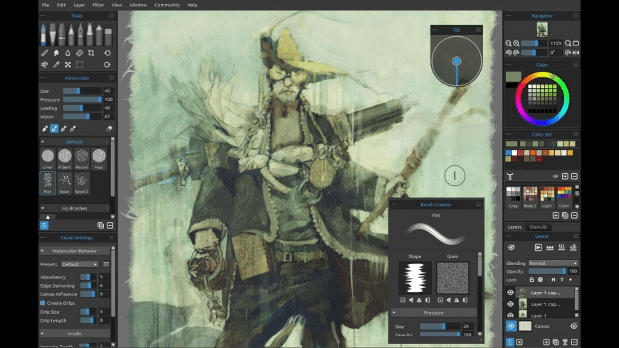 Rebelle screenshot 2