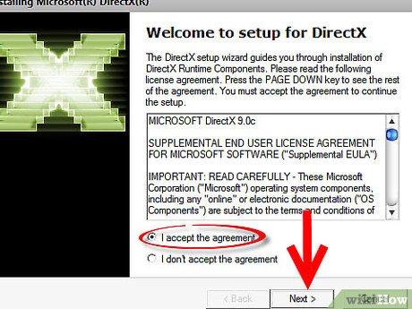 V4 460px install directx 9.0c step 2