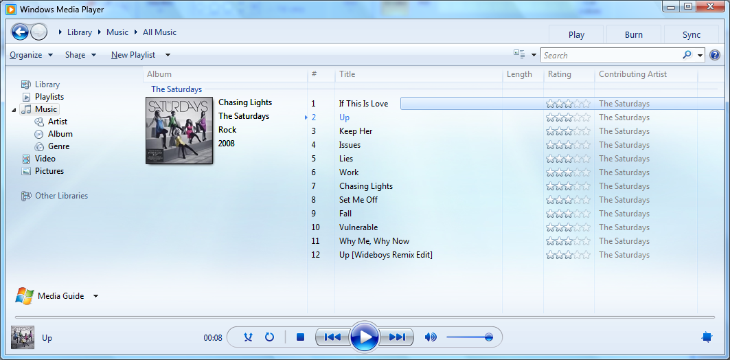 Windows media player 12w