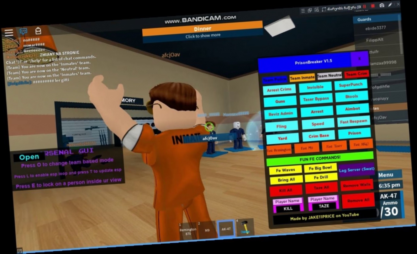 Prison life script roblox